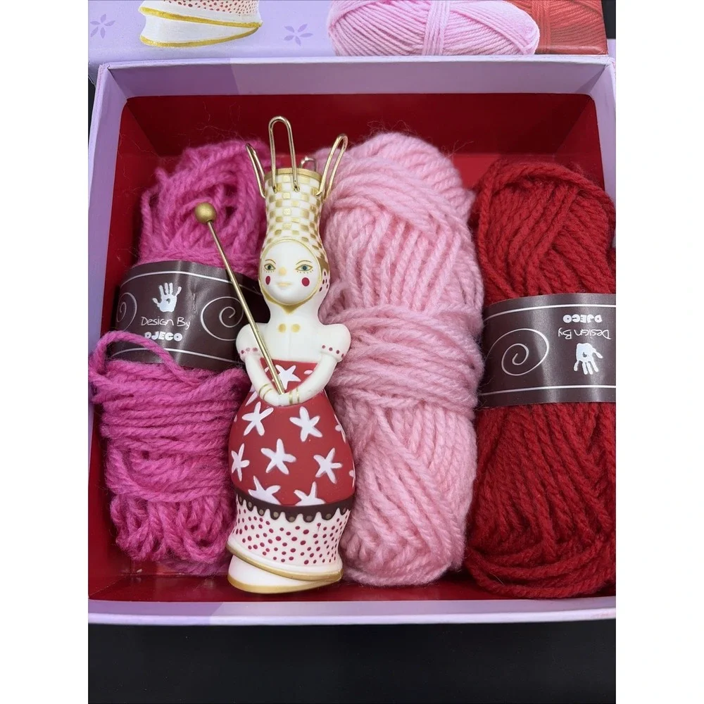 Tricotin Djeco French Knitting Princess Elodie Rouge Ages 7-13 Designed France